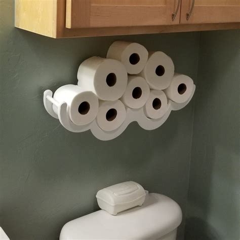 storage for toilet paper rolls